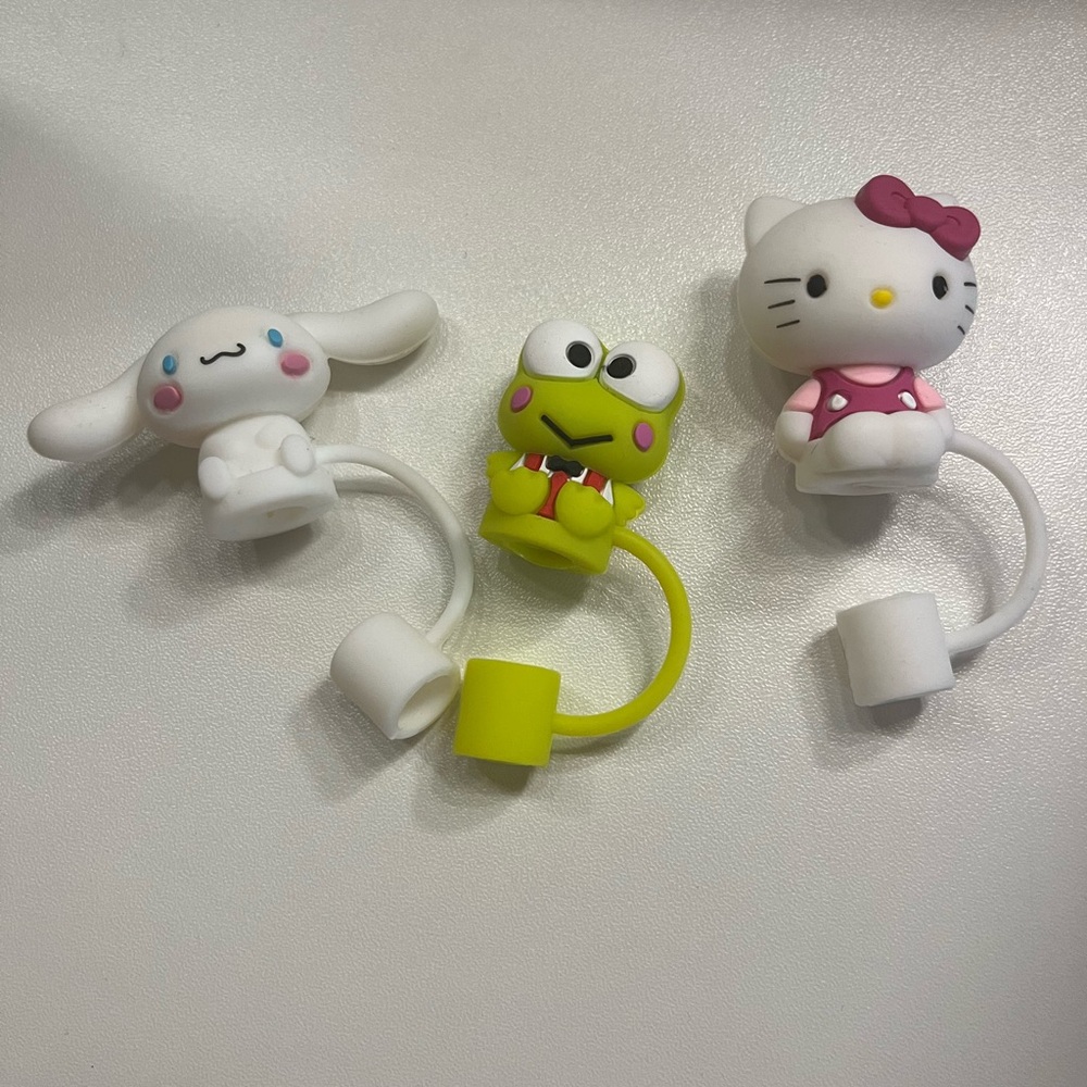 Sanrio Character Straw Toppers